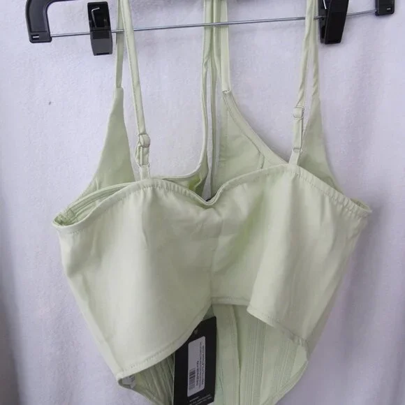 NWT - PrettyLittleThing Halter Neck Corset Top - Picture 10 of 13